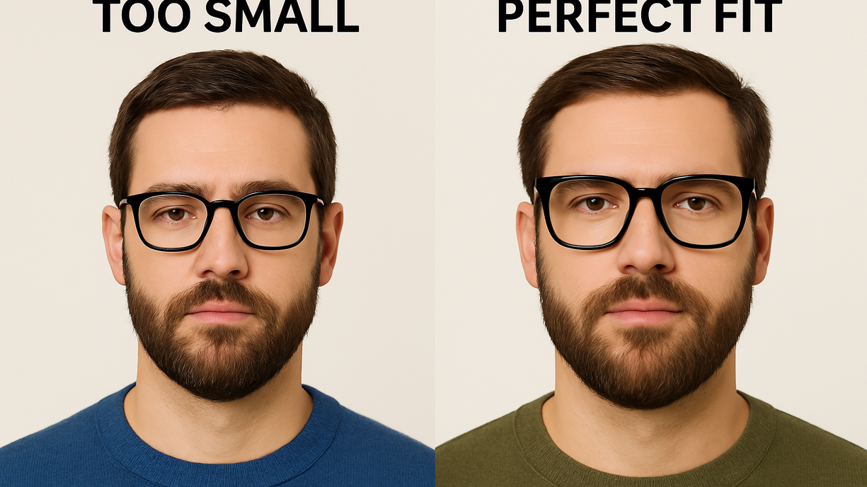 How Should Glasses Fit Your Eyebrows?