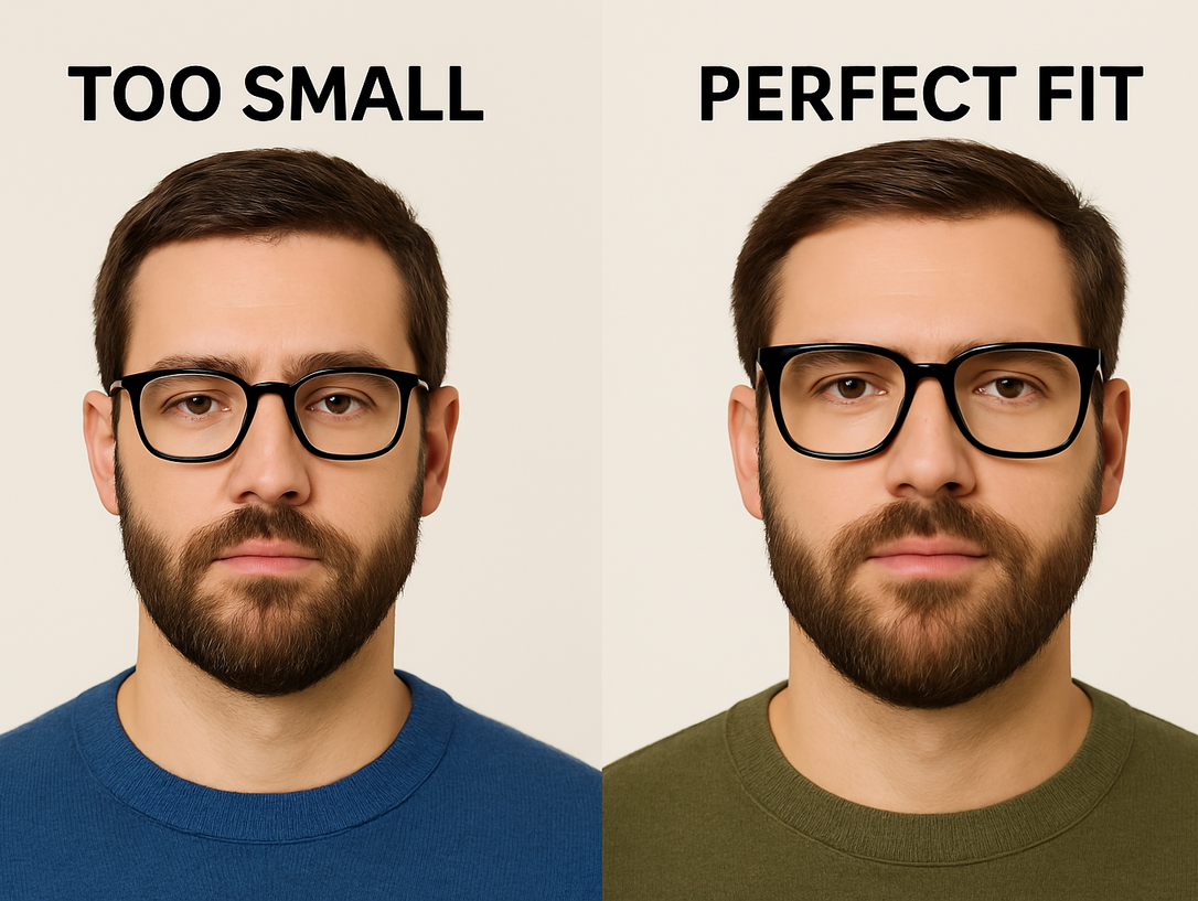 How Should Glasses Fit Your Eyebrows?