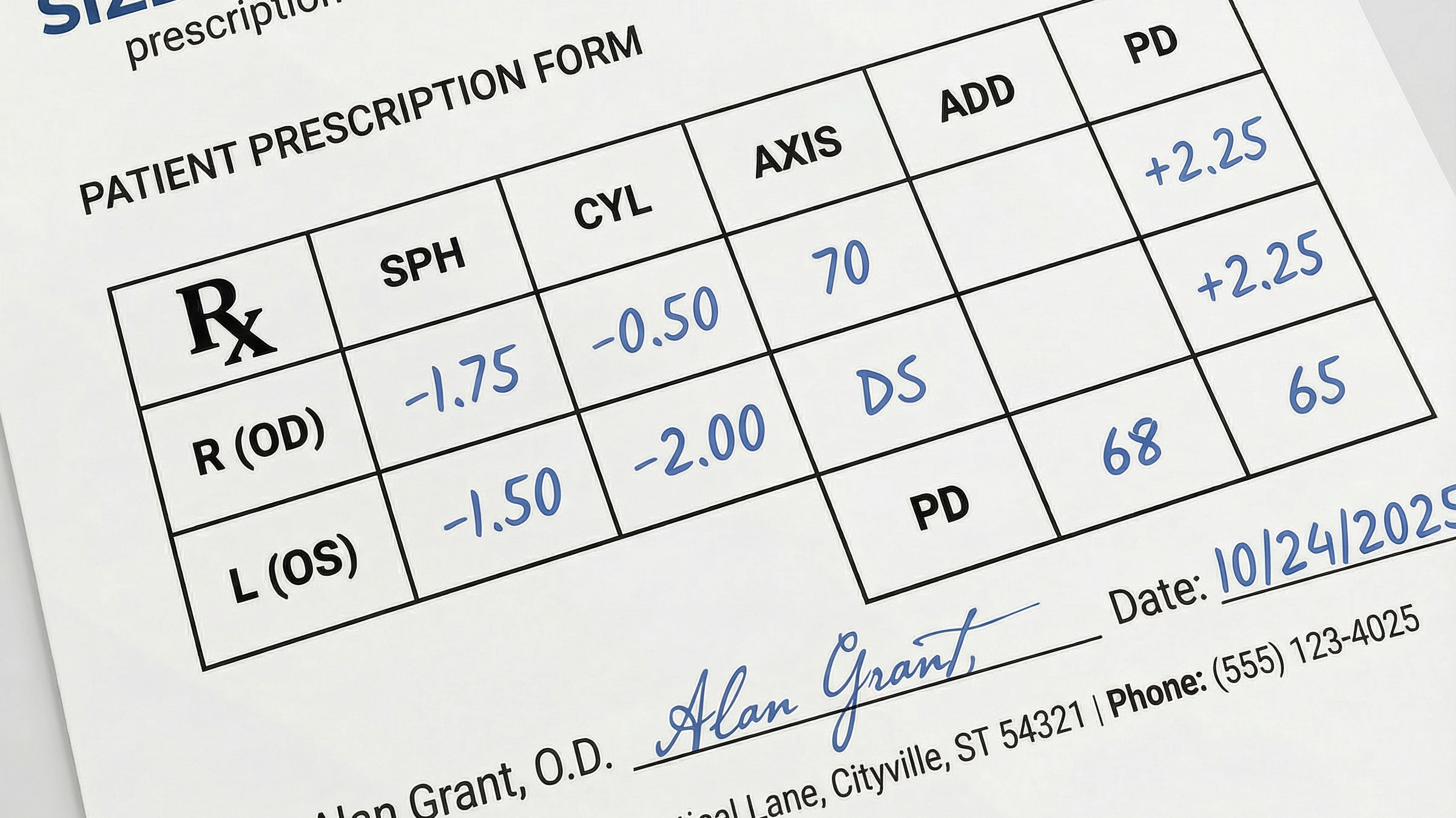 How to Read Your Prescription