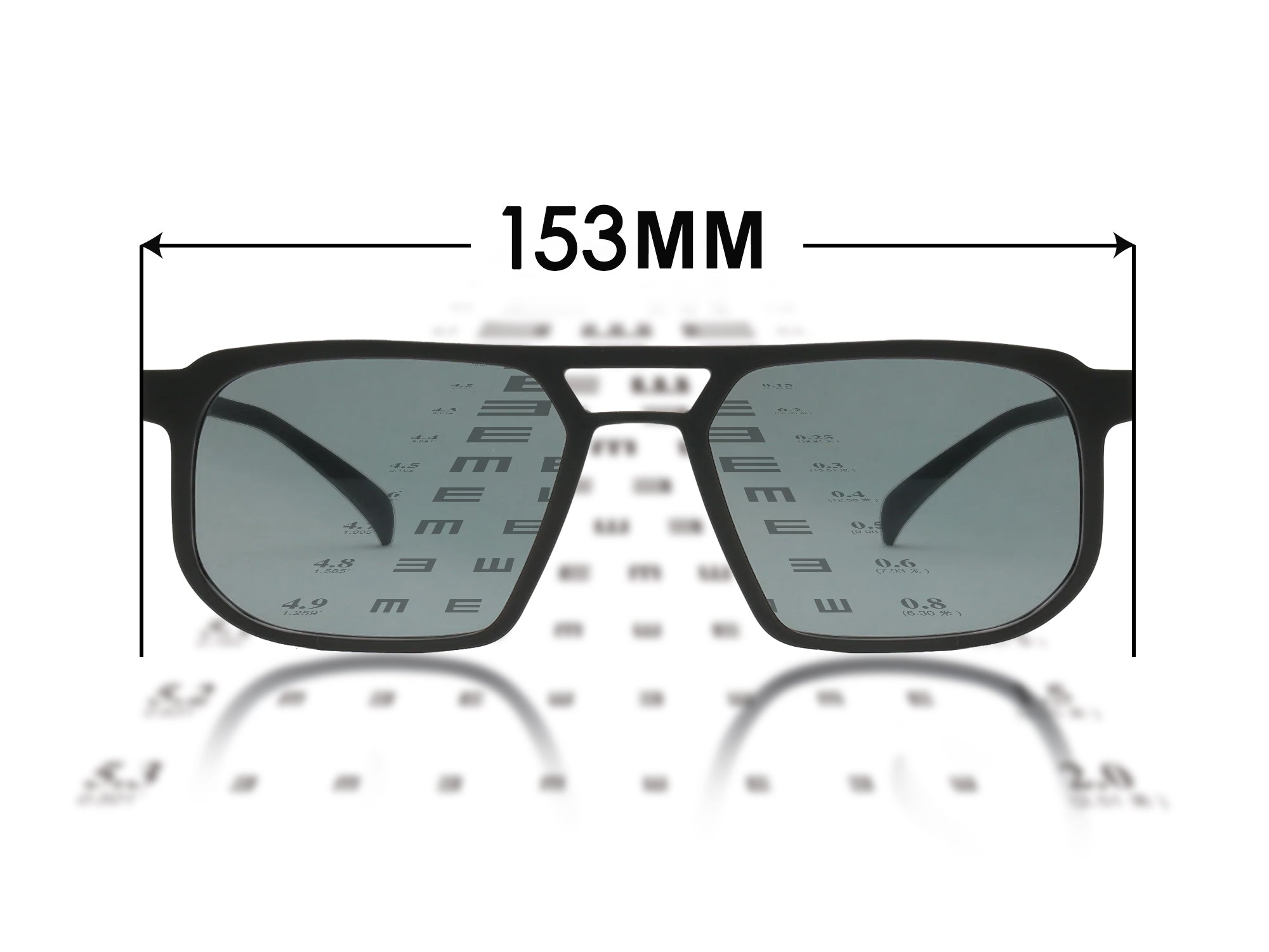 155MM Sunglasses For Big Heads For Male