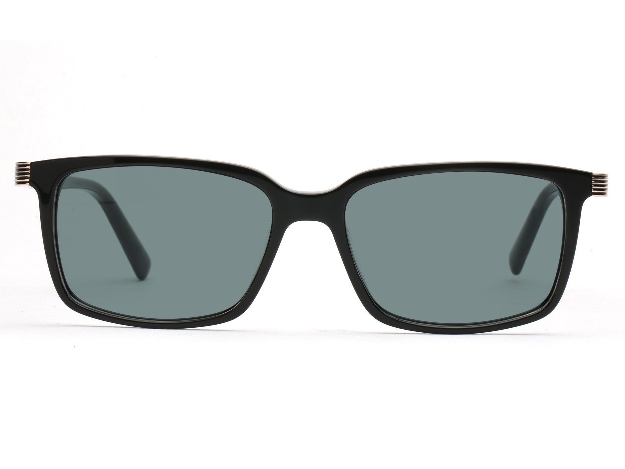 150mm Acetate Frame Rectangle Polarized Sunglasses