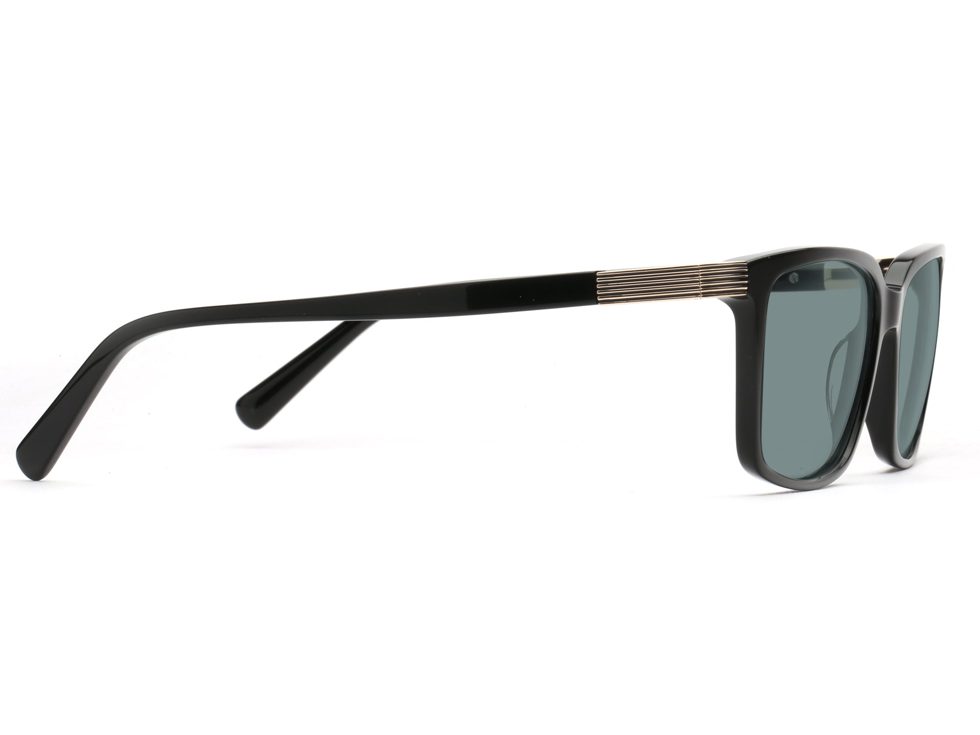 150mm Acetate Frame Rectangle Polarized Sunglasses