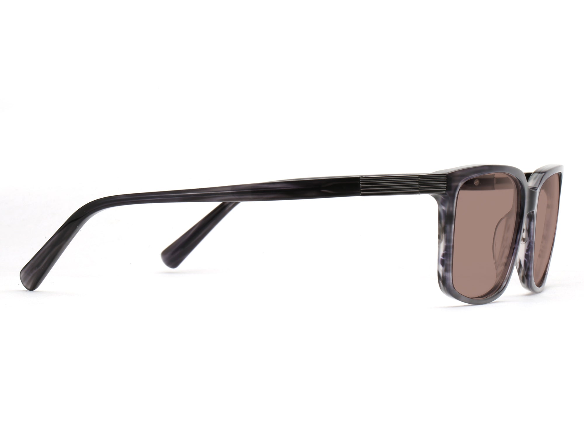 150mm Acetate Frame Rectangle Polarized Sunglasses