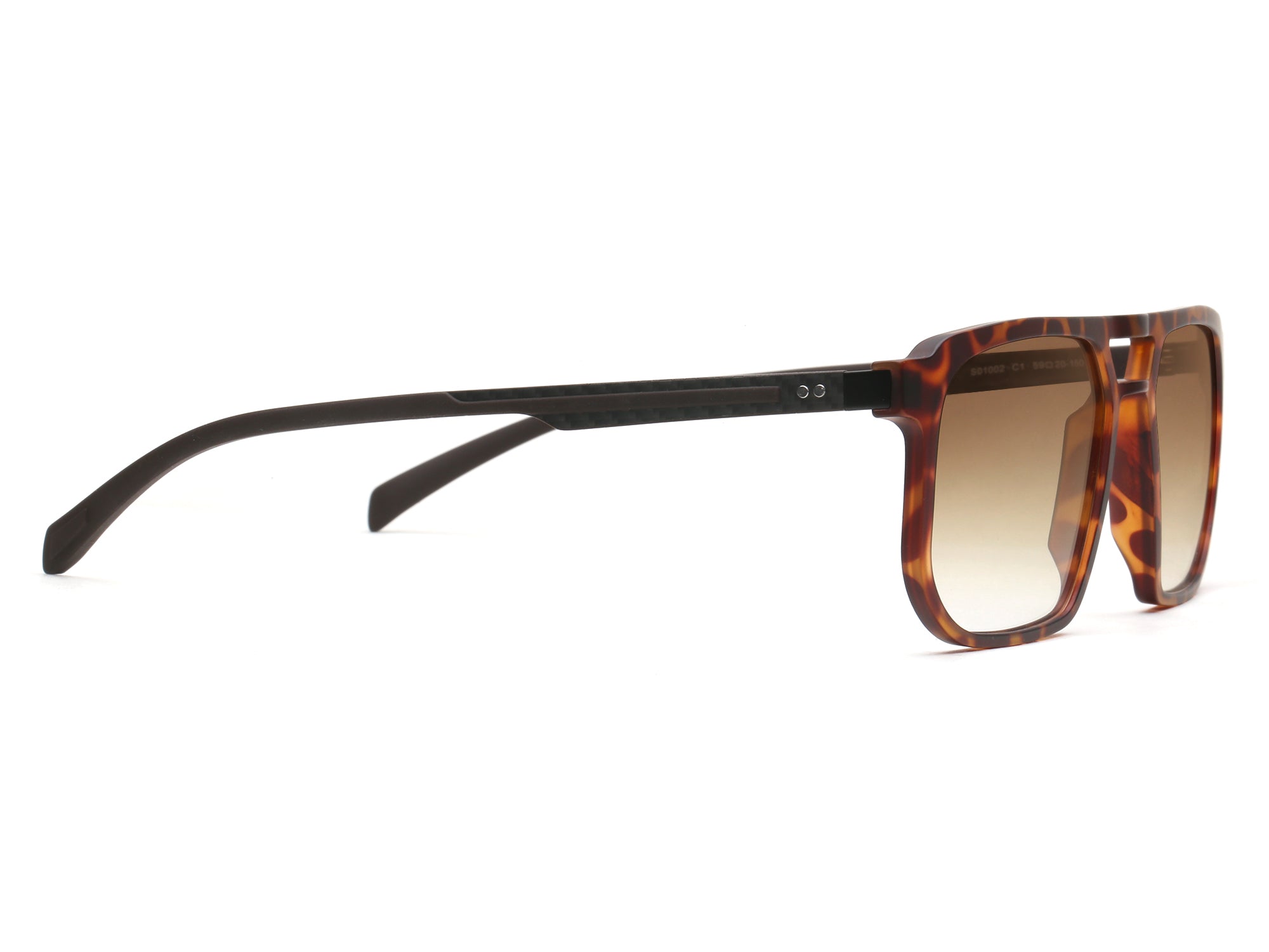 155MM Wide Frame Sunglasses Tortoise