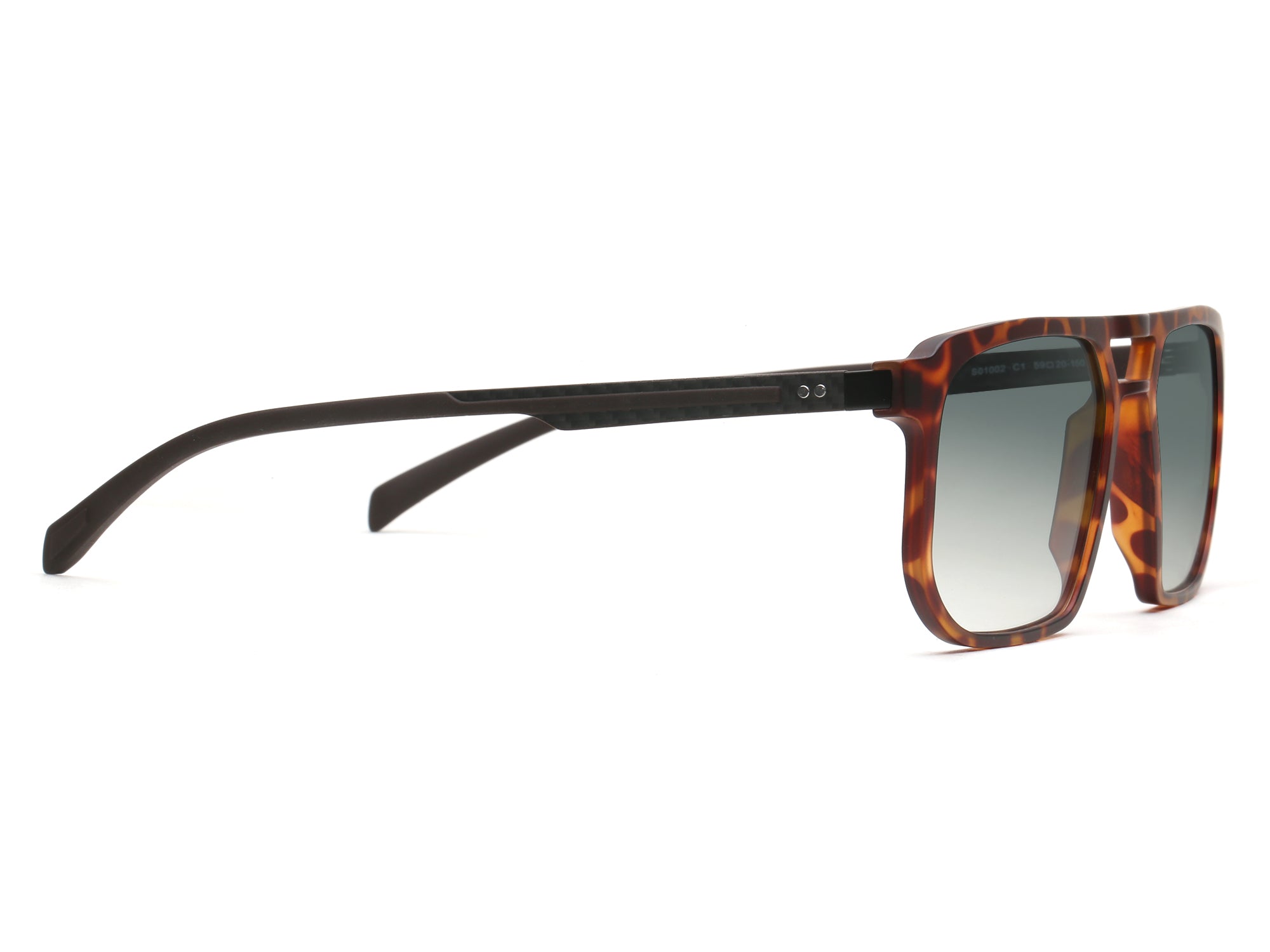 155MM Wide Frame Sunglasses Tortoise