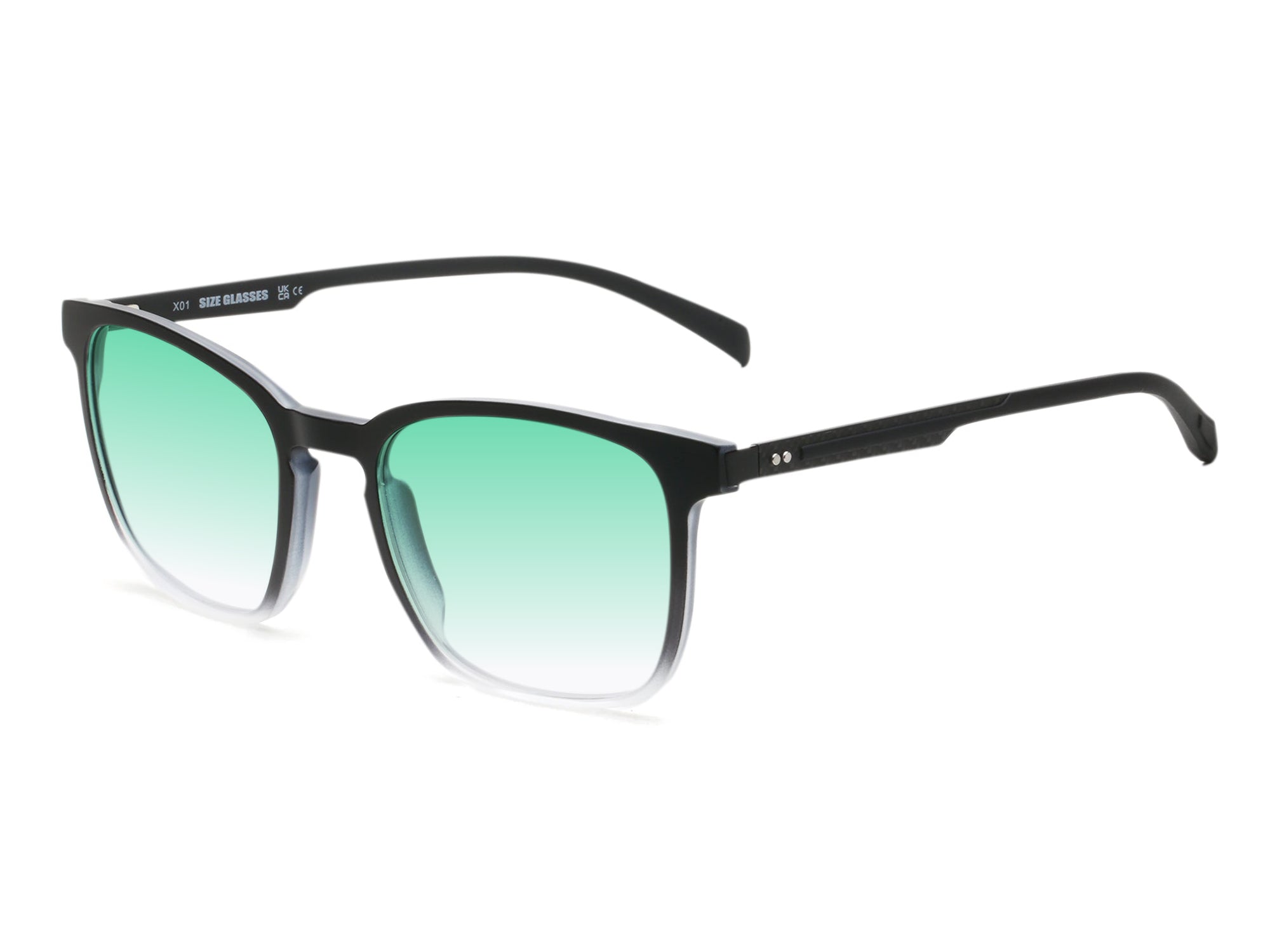 155MM Wide Bridge Wraparound Sunglasses