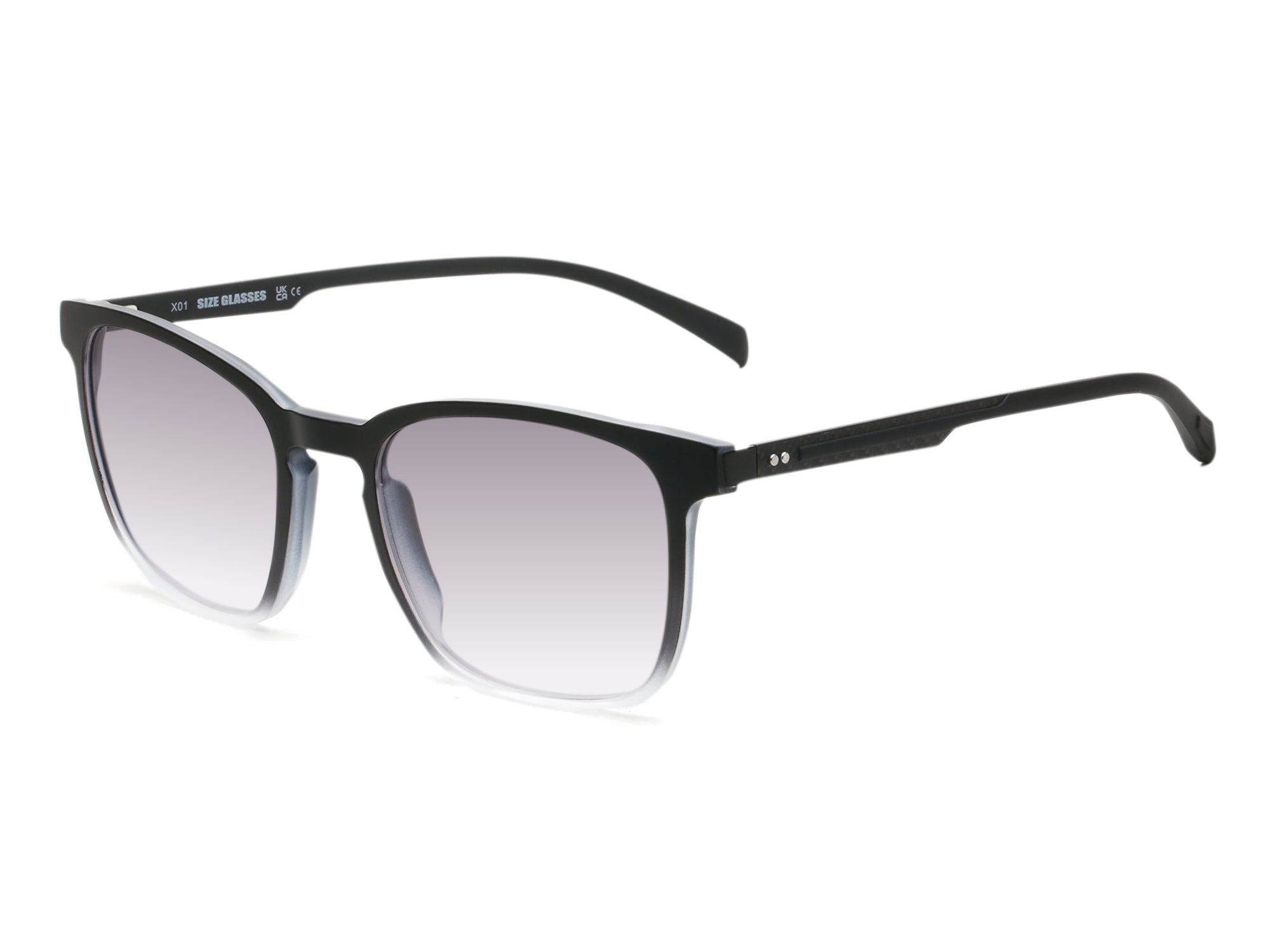 155MM Wide Bridge Wraparound Sunglasses