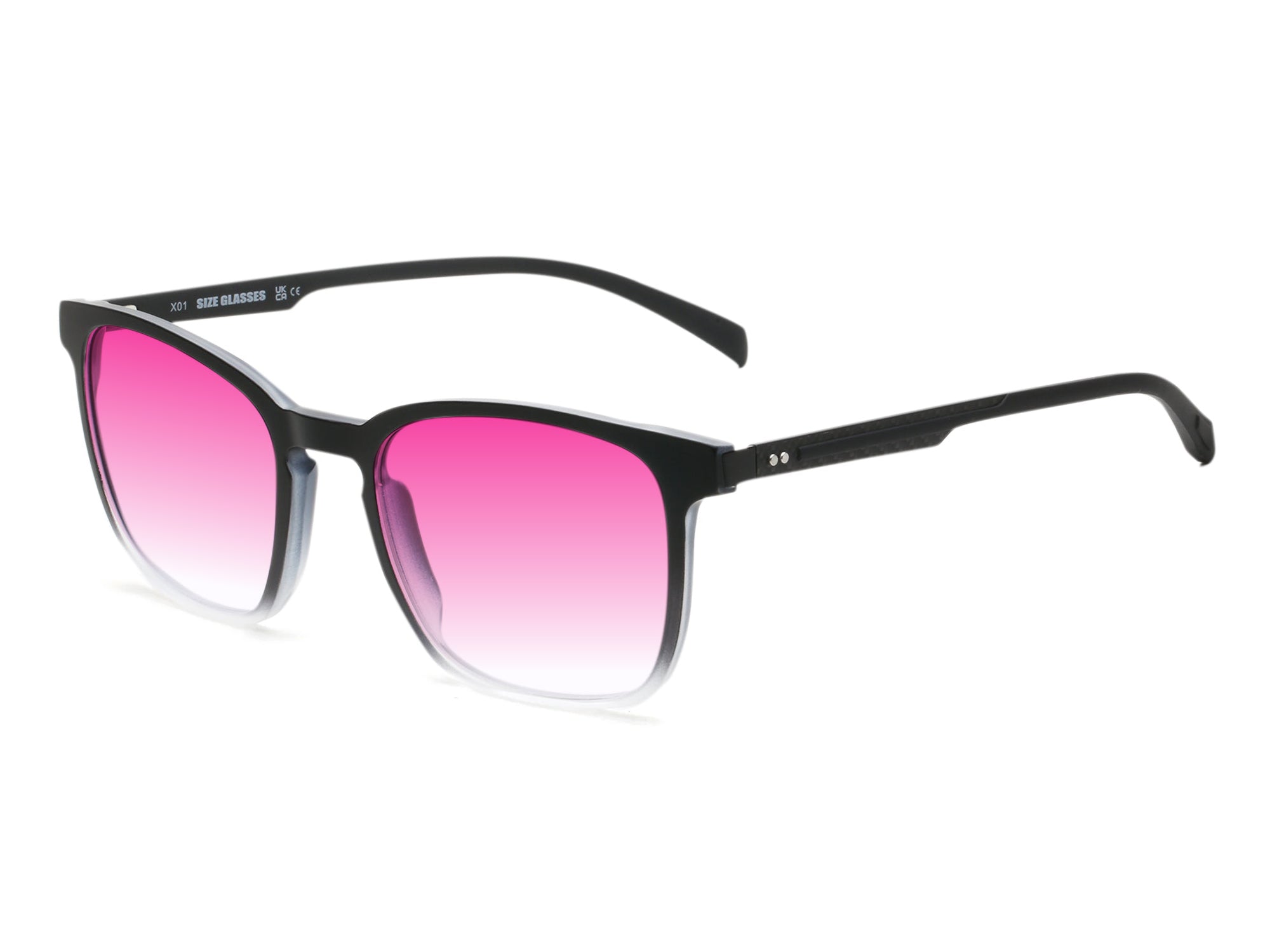 155MM Wide Bridge Wraparound Sunglasses