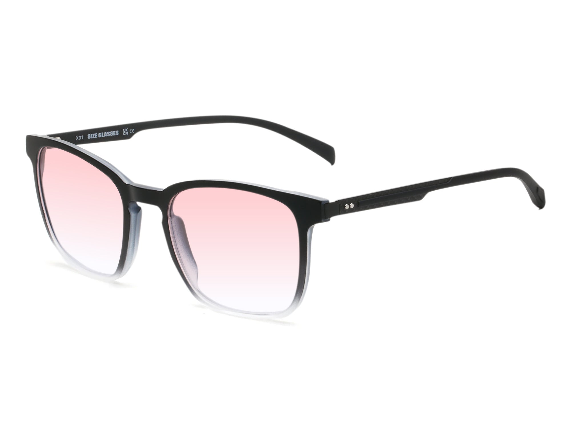 155MM Wide Bridge Wraparound Sunglasses