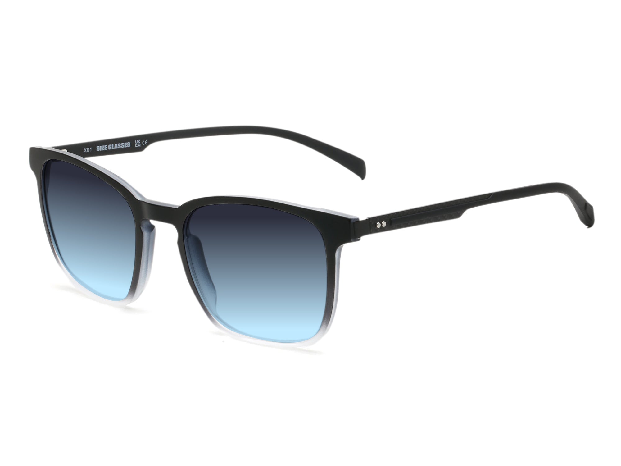 155MM Wide Bridge Wraparound Sunglasses