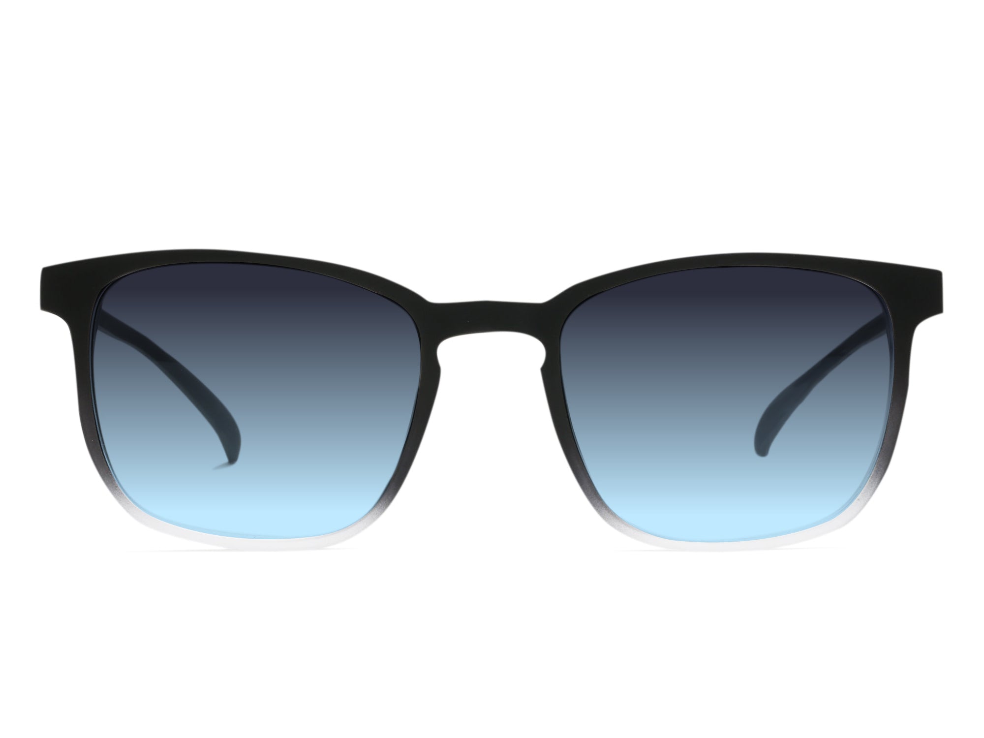 155MM Wide Bridge Wraparound Sunglasses