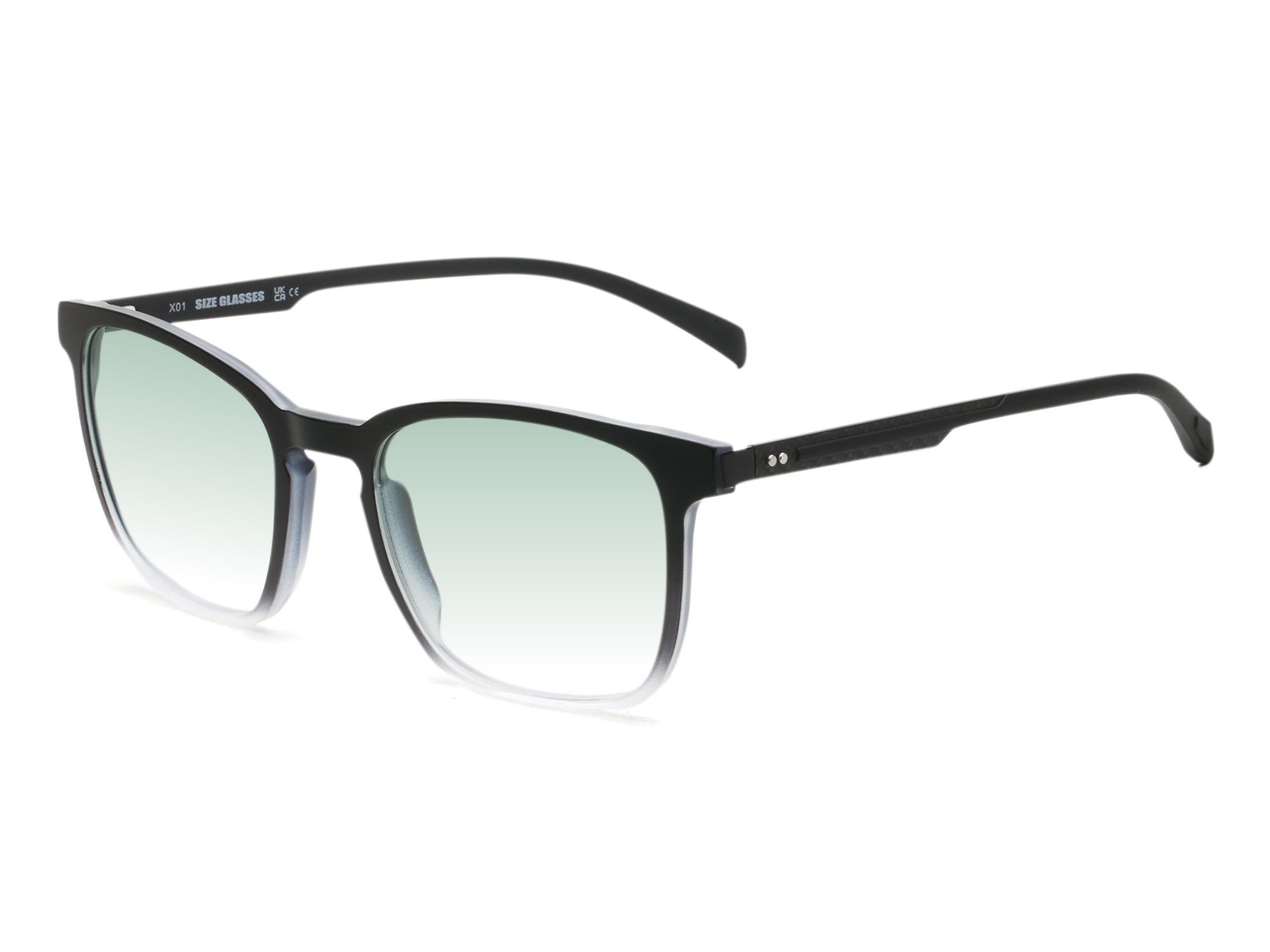 155MM Wide Bridge Wraparound Sunglasses