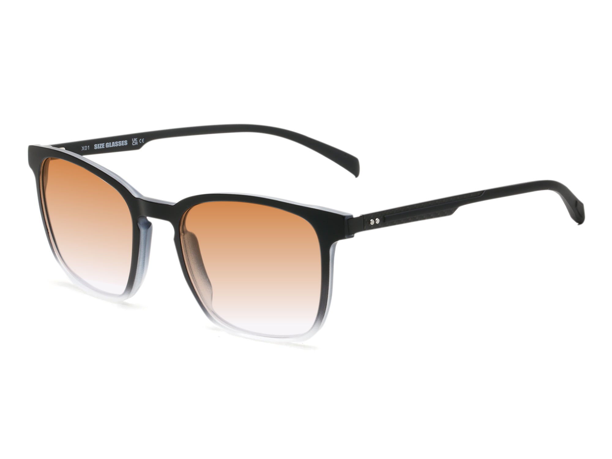 155MM Wide Bridge Wraparound Sunglasses