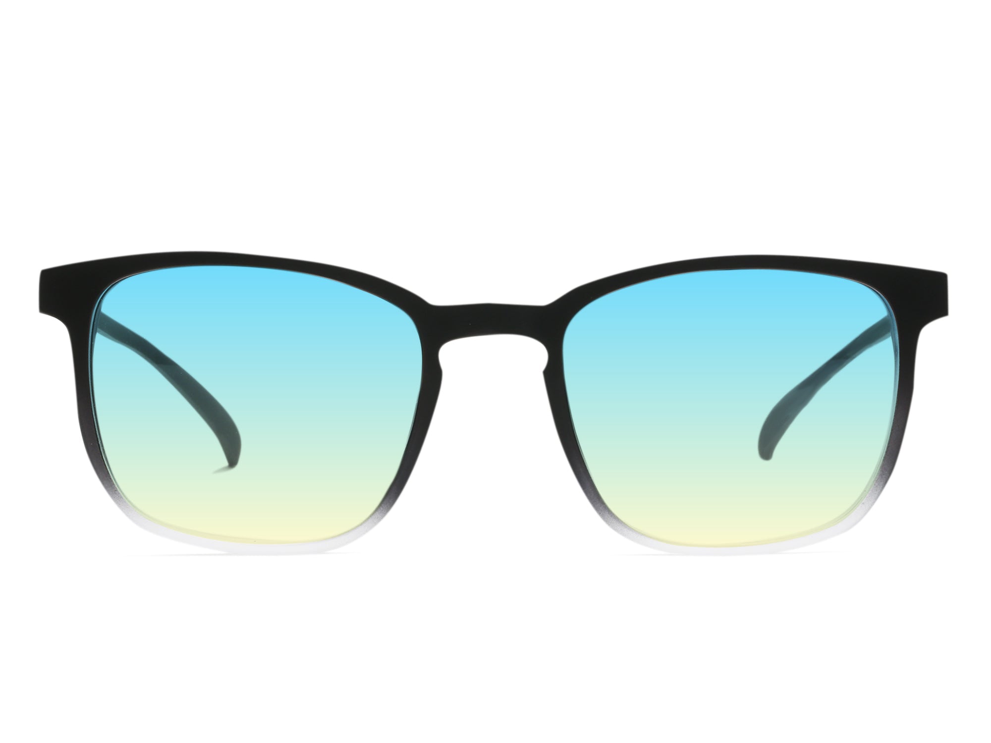 155MM Wide Bridge Wraparound Sunglasses